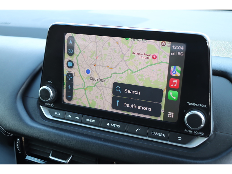 Nissan 1.3 DIG-T MHEV ACENTA PREMIUM SUV 5DR PETROL HYBRID MANUAL SAT NAV BLUETOOTH DAB STEREO APPLE CARPLAY REAR CAMERA PARKING AIDS 1 OWNER 70000 MILES FSH 72-74 Mitcham Road