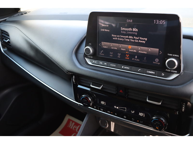 Nissan 1.3 DIG-T MHEV ACENTA PREMIUM SUV 5DR PETROL HYBRID MANUAL SAT NAV BLUETOOTH DAB STEREO APPLE CARPLAY REAR CAMERA PARKING AIDS 1 OWNER 70000 MILES FSH 72-74 Mitcham Road