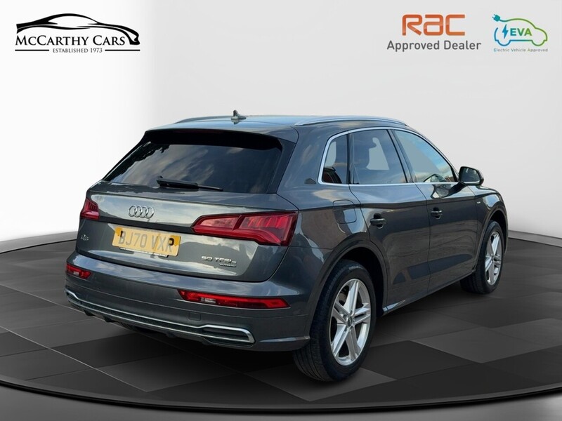 Audi 2.0 TFSIE 50 S LINE SUV 5DR PETROL PLUG-IN HYBRID S TRONIC QUATTRO AUTO HEATED SEATS SATNAV BLUETOOTH DAB STEREO APPLE CARPLAY 2 OWNERS FSH 7 SERVICES 72-74 Mitcham Road