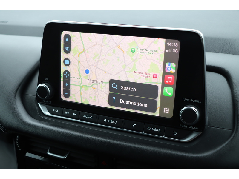 Nissan 1.3 DIG-T MHEV ACENTA PREMIUM SUV 5DR PETROL HYBRID MANUAL SATNAV BLUETOOTH APPLE CARPLAY REAR & 360 CAMERA PARKING AIDS 2 OWNERS ONLY 19000 MILES FSH 72-74 Mitcham Road