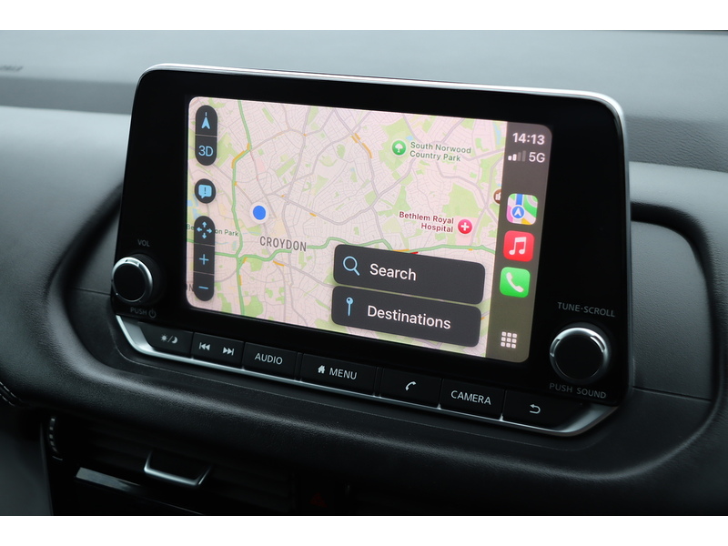 Nissan 1.3 DIG-T MHEV ACENTA PREMIUM SUV 5DR PETROL HYBRID MANUAL SATNAV BLUETOOTH APPLE CARPLAY REAR & 360 CAMERA PARKING AIDS 2 OWNERS ONLY 19000 MILES FSH 72-74 Mitcham Road