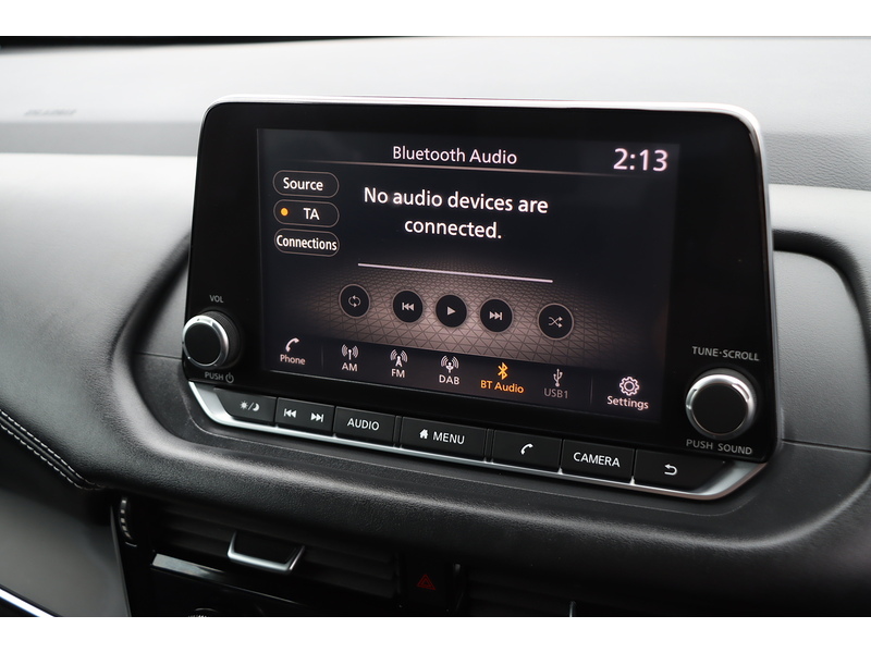 Nissan 1.3 DIG-T MHEV ACENTA PREMIUM SUV 5DR PETROL HYBRID MANUAL SATNAV BLUETOOTH APPLE CARPLAY REAR & 360 CAMERA PARKING AIDS 2 OWNERS ONLY 19000 MILES FSH 72-74 Mitcham Road