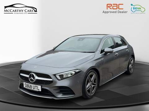 Mercedes-Benz A200 1.3 AMG LINE (PREMIUM) HATCHBACK 5DR PETROL 7G-DCT AUTO HEATED SEATS SATNAV BLUETOOTH DAB STEREO REAR CAMERA PARKING AIDS 2 OWNERS 46000 MILES SH