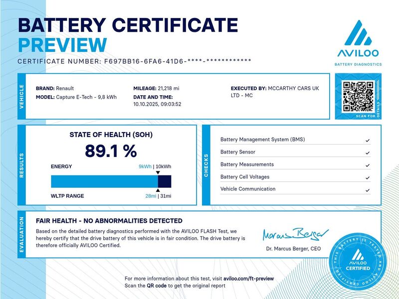 Renault 1.6 E-TECH 9.8KWH S EDITION SUV 5DR PETROL PLUG-IN HYBRID AUTO SAT NAV BLUETOOTH APPLE CARPLAY REAR & 360 CAMERA PARKING AIDS 2 OWNERS 21000 MILES FSH 72-74 Mitcham Road