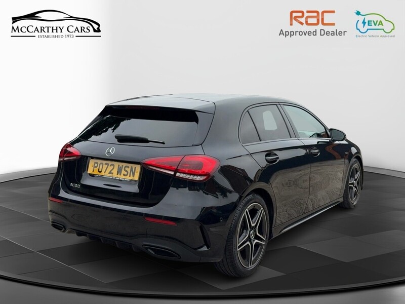 Mercedes-Benz A180 1.3 AMG LINE EDITION (EXECUTIVE) HATCHBACK 5DR PETROL 7G-DCT AUTO HEATED SEATS SAT NAV APPLE CARPLAY REAR CAM PARKING AIDS 1 OWNER 29000 MILES SH 72-74 Mitcham Road