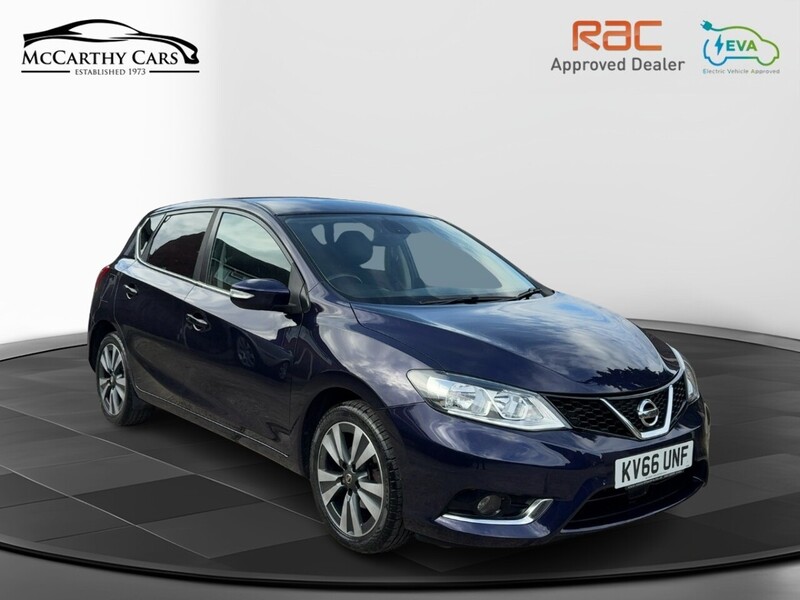 Nissan 1.2 DIG-T N-CONNECTA HATCHBACK 5DR PETROL XTRONIC AUTO SATNAV BLUETOOTH DAB RADIO SAME OWNER FOR 3 YEARS ONLY 27000 MILES SH £35 TO TAX NO ULEZ CHARGE 72-74 Mitcham Road