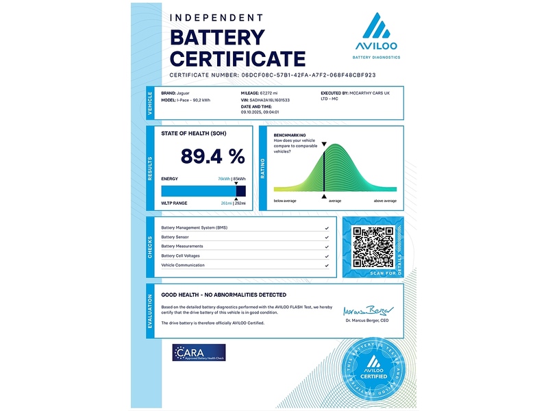 Jaguar 400 90KWH S SUV 5DR ELECTRIC 4WD AUTO HEATED SEATS SATNAV BLUETOOTH DAB RADIO APPLE CARPLAY REAR CAMERA PARKING AIDS JUST 2 OWNERS ONLY 67000 MILES SH 72-74 Mitcham Road