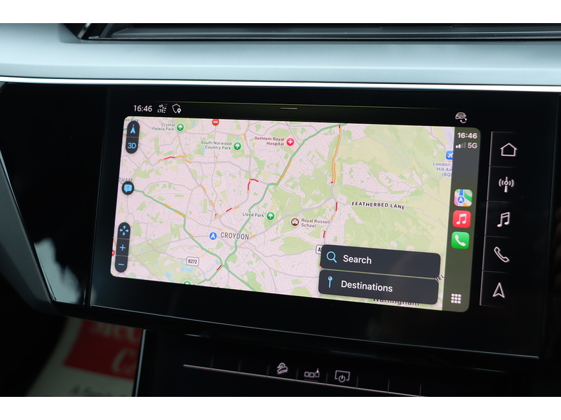 Audi 71.2KWH 50 TECHNIK SUV 5DR ELECTRIC QUATTRO AUTO HEATED SEATS SAT NAV STEREO APPLE CARPLAY REAR CAMERA PARKING AIDS JUST 2 OWNERS ONLY 27000 MILES SH 72-74 Mitcham Road