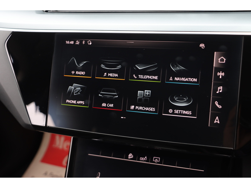 Audi 71.2KWH 50 TECHNIK SUV 5DR ELECTRIC QUATTRO AUTO HEATED SEATS SAT NAV STEREO APPLE CARPLAY REAR CAMERA PARKING AIDS JUST 2 OWNERS ONLY 27000 MILES SH 72-74 Mitcham Road