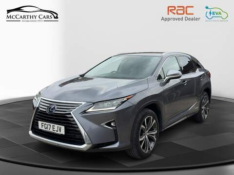 Lexus 450H 3.5 V6 LUXURY SUV 5DR PETROL HYBRID CVT 4WD AUTO HEATED SEATS SATNAV BLUETOOTH RADIO REAR CAMERA PARKING AIDS 2 OWNERS 60000 MILES FSH 7 SERVICES