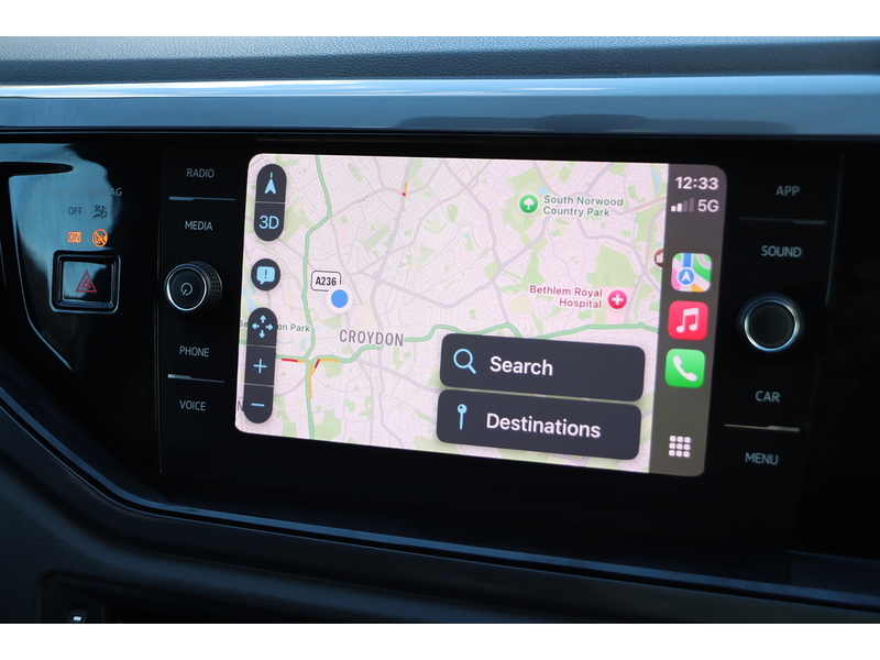 Volkswagen 1.0 TSI GPF R-LINE HATCHBACK 5DR PETROL DSG AUTO SAT NAV BLUETOOTH DAB STEREO USB INPUT APPLE CARPLAY PARKING AIDS ONLY 30000 MILES SH NO ULEZ CHARGE 72-74 Mitcham Road