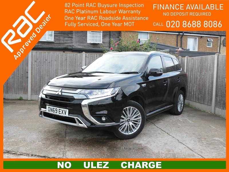 Mitsubishi 2.4H TWINMOTOR 13.8KWH DYNAMIC SUV 5DR PETROL PLUG-IN HYBRID CVT 4WD AUTO HEATED SEATS SATNAV BLUETOOTH APPLE CARPLAY REAR CAM 2 OWNERS 51000 MILES SH 72-74 Mitcham Road