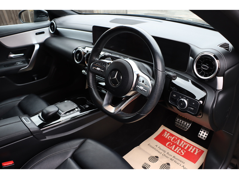 Mercedes-Benz CLA 180 1.3 AMG LINE COUPE 4DR PETROL 7G-DCT AUTO HEATED SEATS SATNAV BLUETOOTH DAB RADIO APPLE CARPLAY PARKING AIDS JUST 2 OWNERS ONLY 48000 MILES SH 72-74 Mitcham Road