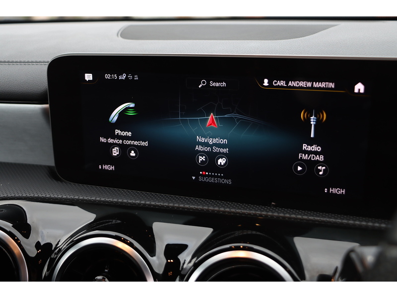 Mercedes-Benz CLA 180 1.3 AMG LINE COUPE 4DR PETROL 7G-DCT AUTO HEATED SEATS SATNAV BLUETOOTH DAB RADIO APPLE CARPLAY PARKING AIDS JUST 2 OWNERS ONLY 48000 MILES SH 72-74 Mitcham Road