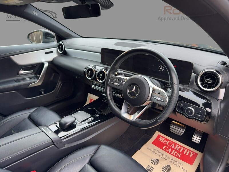 Mercedes-Benz CLA 180 1.3 AMG LINE COUPE 4DR PETROL 7G-DCT AUTO HEATED SEATS SATNAV BLUETOOTH DAB RADIO APPLE CARPLAY PARKING AIDS JUST 2 OWNERS ONLY 48000 MILES SH 72-74 Mitcham Road