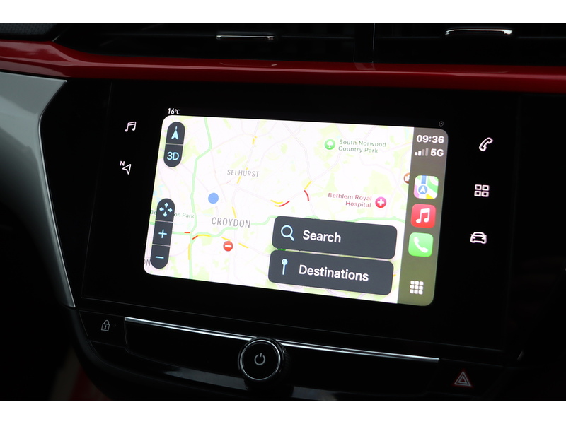 Vauxhall 1.2 TURBO SRI HATCHBACK 5DR PETROL MANUAL SAT NAV BLUETOOTH DAB STEREO APPLE CARPLAY ANDROID AUTO PARKING AIDS ONLY 40000 MILES SH NO ULEZ CHARGE 72-74 Mitcham Road