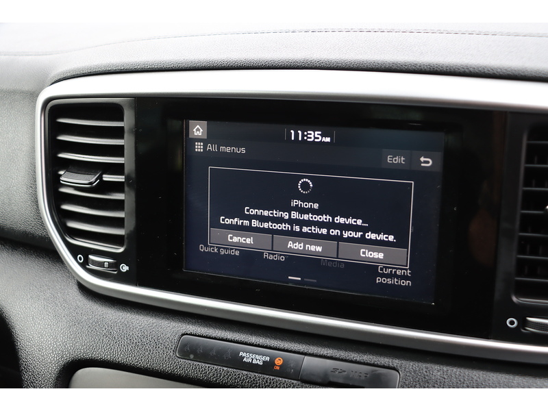 Kia 1.6 T-GDI 2 SUV 5DR PETROL AWD MANUAL HEATED SEATS SAT NAV DAB STEREO APPLE CARPLAY REAR CAMERA PARKING AIDS JUST 2 OWNERS 50000 MILES FSH 7 SERVICES 72-74 Mitcham Road