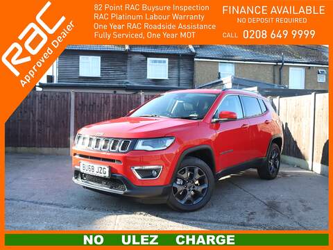 Jeep 1.4T MULTIAIRII LIMITED SUV 5DR PETROL 4WD AUTO HEATED SEATS SAT NAV BLUETOOTH APPLE CARPLAY REAR CAMERA PARKING AIDS 2 OWNERS ONLY 25000 MILES FSH