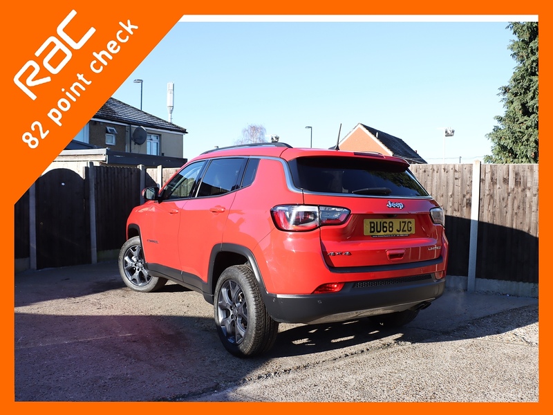 Jeep 1.4T MULTIAIRII LIMITED SUV 5DR PETROL 4WD AUTO HEATED SEATS SAT NAV BLUETOOTH APPLE CARPLAY REAR CAMERA PARKING AIDS 2 OWNERS ONLY 25000 MILES FSH 72-74 Mitcham Road