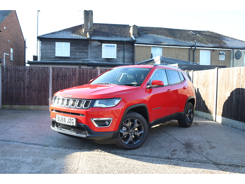 Jeep 1.4T MULTIAIRII LIMITED SUV 5DR PETROL 4WD AUTO HEATED SEATS SAT NAV BLUETOOTH APPLE CARPLAY REAR CAMERA PARKING AIDS 2 OWNERS ONLY 25000 MILES FSH 72-74 Mitcham Road