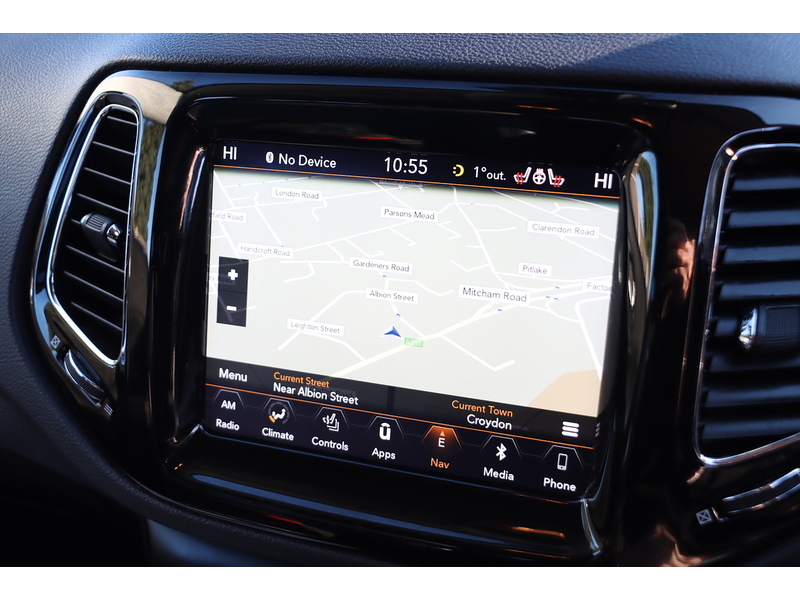 Jeep 1.4T MULTIAIRII LIMITED SUV 5DR PETROL 4WD AUTO HEATED SEATS SAT NAV BLUETOOTH APPLE CARPLAY REAR CAMERA PARKING AIDS 2 OWNERS ONLY 25000 MILES FSH 72-74 Mitcham Road