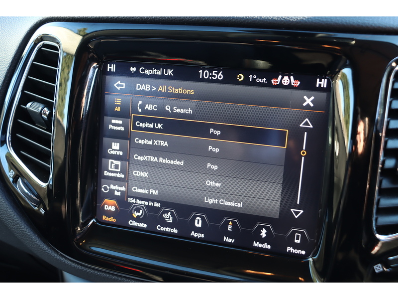 Jeep 1.4T MULTIAIRII LIMITED SUV 5DR PETROL 4WD AUTO HEATED SEATS SAT NAV BLUETOOTH APPLE CARPLAY REAR CAMERA PARKING AIDS 2 OWNERS ONLY 25000 MILES FSH 72-74 Mitcham Road