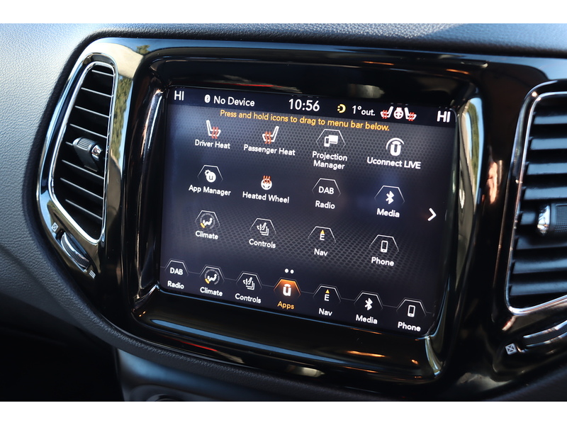 Jeep 1.4T MULTIAIRII LIMITED SUV 5DR PETROL 4WD AUTO HEATED SEATS SAT NAV BLUETOOTH APPLE CARPLAY REAR CAMERA PARKING AIDS 2 OWNERS ONLY 25000 MILES FSH 72-74 Mitcham Road