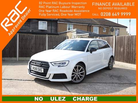 Audi 1.5 TFSI CoD Black Edition Sportback 5dr Petrol S Tronic Euro 6 (s/s) (150 ps)