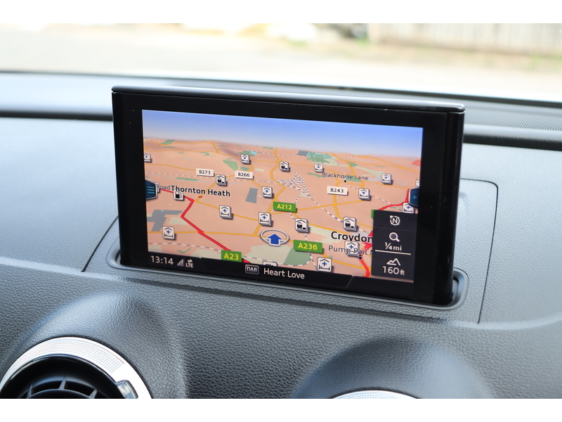 Audi 1.5 TFSI COD BLACK EDITION SPORTBACK 5DR PETROL S TRONIC AUTO SAT NAV BLUETOOTH CD PLAYER PARKING AIDS ONLY 67000 MILES FSH 6 SERVICES NO ULEZ CHARGE 72-74 Mitcham Road