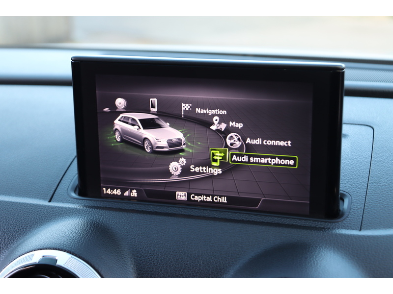 Audi 1.5 TFSI COD BLACK EDITION SPORTBACK 5DR PETROL S TRONIC AUTO SAT NAV BLUETOOTH CD PLAYER PARKING AIDS ONLY 67000 MILES FSH 6 SERVICES NO ULEZ CHARGE 72-74 Mitcham Road