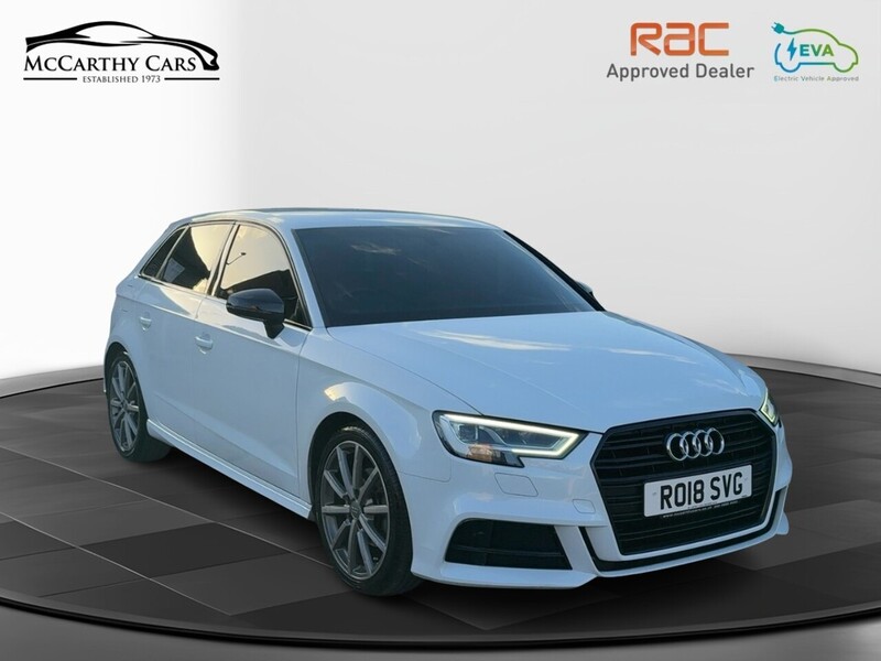 Audi 1.5 TFSI COD BLACK EDITION SPORTBACK 5DR PETROL S TRONIC AUTO SAT NAV BLUETOOTH CD PLAYER PARKING AIDS ONLY 67000 MILES FSH 6 SERVICES NO ULEZ CHARGE 72-74 Mitcham Road