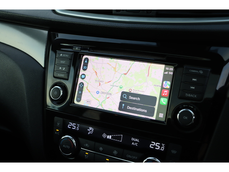 Nissan 1.3 DIG-T TEKNA SUV 5DR PETROL MANUAL PAN ROOF HEATED SEATS SAT NAV BLUETOOTH APPLE CARPLAY REAR & 360 CAMERA PARKING AIDS 57000 MILES FSH 6 SERVICES 72-74 Mitcham Road