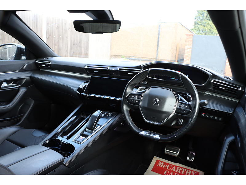 Peugeot 1.6 11.8KWH GT FASTBACK 5DR PETROL PLUG-IN HYBRID E-EAT AUTO SAT NAV BLUETOOTH DAB STEREO APPLE CARPLAY PARKING AIDS JUST 1 OWNER ONLY 64000 MILES FSH 72-74 Mitcham Road