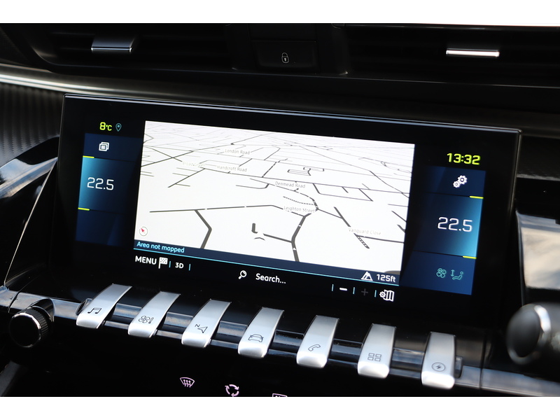 Peugeot 1.6 11.8KWH GT FASTBACK 5DR PETROL PLUG-IN HYBRID E-EAT AUTO SAT NAV BLUETOOTH DAB STEREO APPLE CARPLAY PARKING AIDS JUST 1 OWNER ONLY 64000 MILES FSH 72-74 Mitcham Road