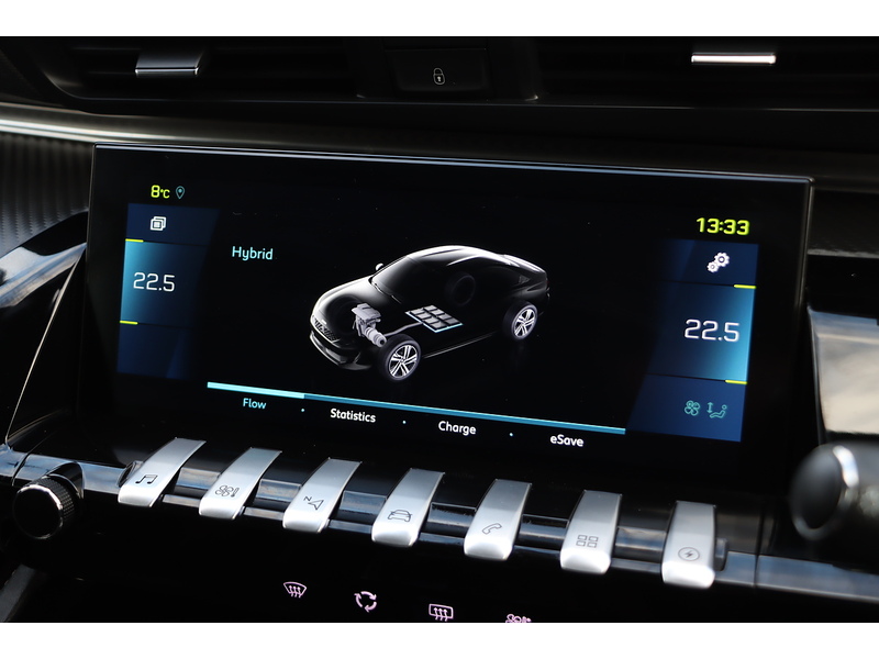 Peugeot 1.6 11.8KWH GT FASTBACK 5DR PETROL PLUG-IN HYBRID E-EAT AUTO SAT NAV BLUETOOTH DAB STEREO APPLE CARPLAY PARKING AIDS JUST 1 OWNER ONLY 64000 MILES FSH 72-74 Mitcham Road