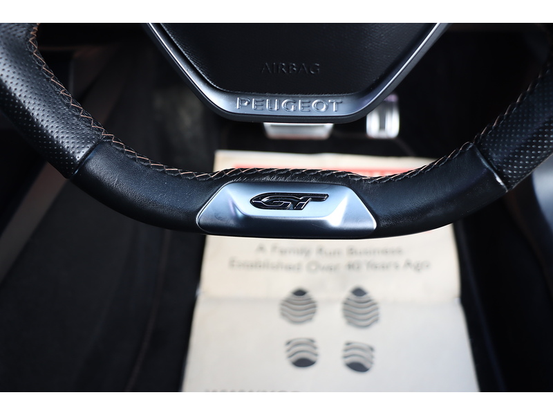 Peugeot 1.6 11.8KWH GT FASTBACK 5DR PETROL PLUG-IN HYBRID E-EAT AUTO SAT NAV BLUETOOTH DAB STEREO APPLE CARPLAY PARKING AIDS JUST 1 OWNER ONLY 64000 MILES FSH 72-74 Mitcham Road