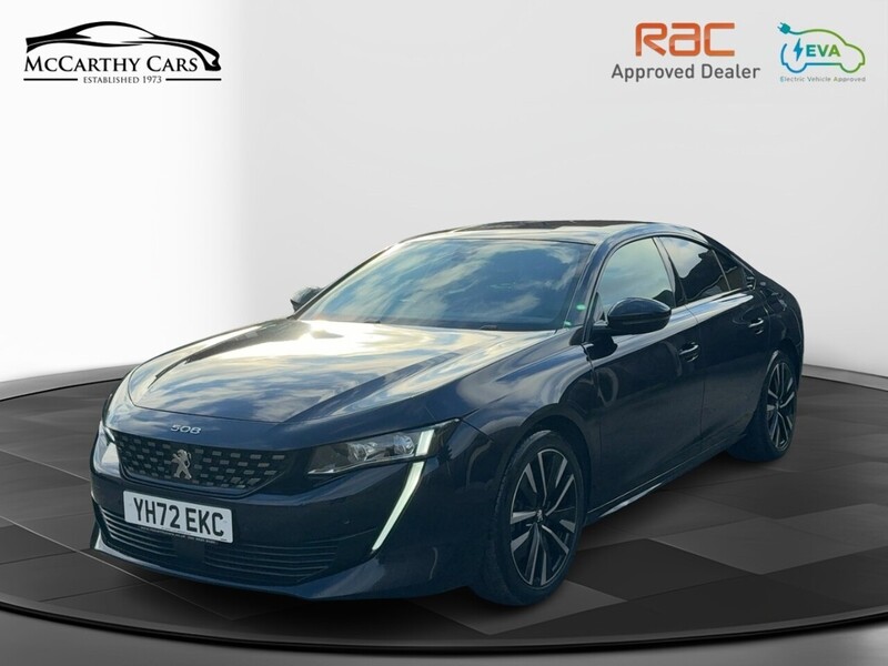 Peugeot 1.6 11.8KWH GT FASTBACK 5DR PETROL PLUG-IN HYBRID E-EAT AUTO SAT NAV BLUETOOTH DAB STEREO APPLE CARPLAY PARKING AIDS JUST 1 OWNER ONLY 64000 MILES FSH 72-74 Mitcham Road