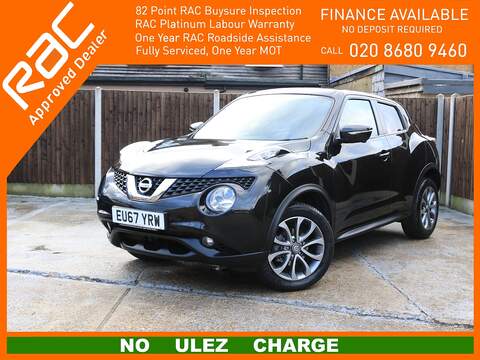 Nissan 1.6 TEKNA SUV 5DR PETROL XTRON AUTO FULL LEATHER HEATED SEATS SAT NAV BLUETOOTH DAB STEREO REAR & 360 CAMERA ONLY 38000 MILES FSH NO ULEZ CHARGE