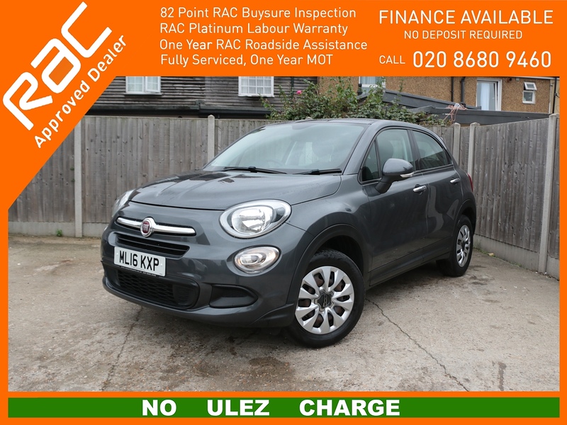 Fiat 1.6 E-TORQ POP SUV PETROL MANUAL STEREO USB/AUX INPUT CRUISE CONTROL AIR CON PARKING AIDS SAME OWNER FOR 4 YEARS ONLY 66000 MILES SH NO ULEZ CHARGE 72-74 Mitcham Road