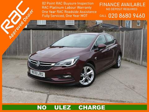 Vauxhall 1.4I TURBO SRI HATCHBACK 5DR PETROL AUTO SAT NAV BLUETOOTH DAB STEREO APPLE CARPLAY PARKING AIDS JUST 2 OWNERS ONLY 56000 MILES SH NO ULEZ CHARGE