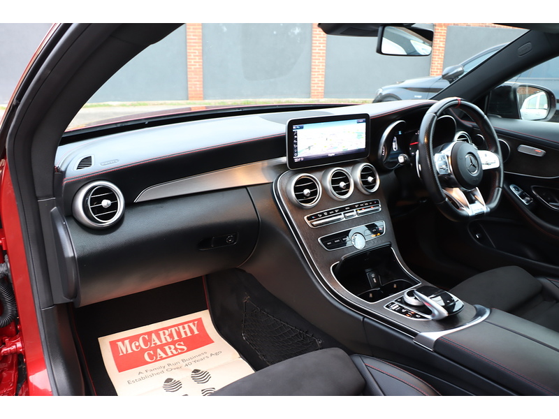 Mercedes-Benz C43 V6 AMG 3.0 COUPE 2DR PETROL G-TRONIC+ 4MATIC AUTO HEATED SEATS SAT NAV BLUETOOTH DAB STEREO APPLE CARPLAY REAR CAMERA PARKING AIDS 39000 MILES SH 72-74 Mitcham Road