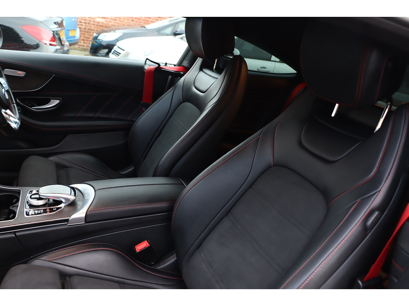 Mercedes-Benz C43 V6 AMG 3.0 COUPE 2DR PETROL G-TRONIC+ 4MATIC AUTO HEATED SEATS SAT NAV BLUETOOTH DAB STEREO APPLE CARPLAY REAR CAMERA PARKING AIDS 39000 MILES SH 72-74 Mitcham Road