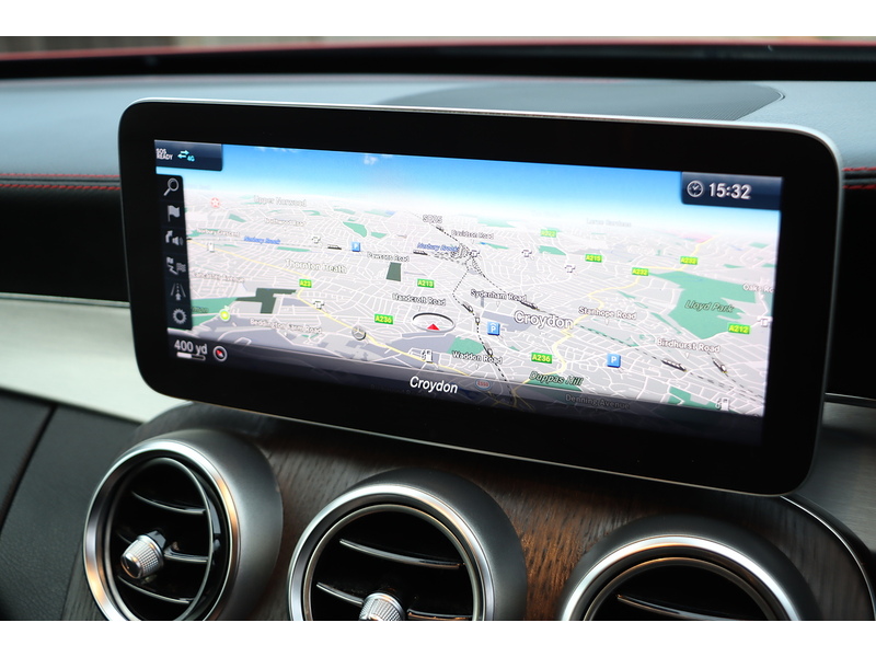 Mercedes-Benz C43 V6 AMG 3.0 COUPE 2DR PETROL G-TRONIC+ 4MATIC AUTO HEATED SEATS SAT NAV BLUETOOTH DAB STEREO APPLE CARPLAY REAR CAMERA PARKING AIDS 39000 MILES SH 72-74 Mitcham Road