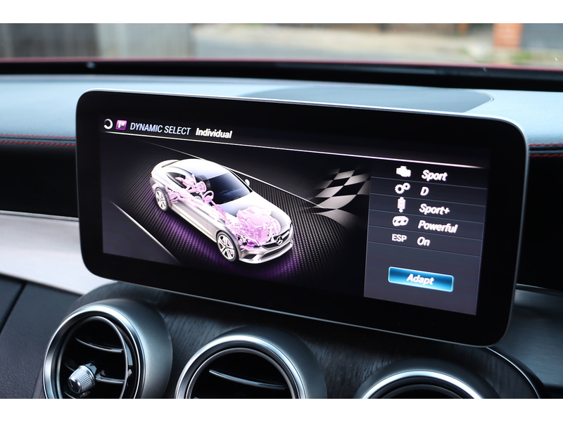 Mercedes-Benz C43 V6 AMG 3.0 COUPE 2DR PETROL G-TRONIC+ 4MATIC AUTO HEATED SEATS SAT NAV BLUETOOTH DAB STEREO APPLE CARPLAY REAR CAMERA PARKING AIDS 39000 MILES SH 72-74 Mitcham Road