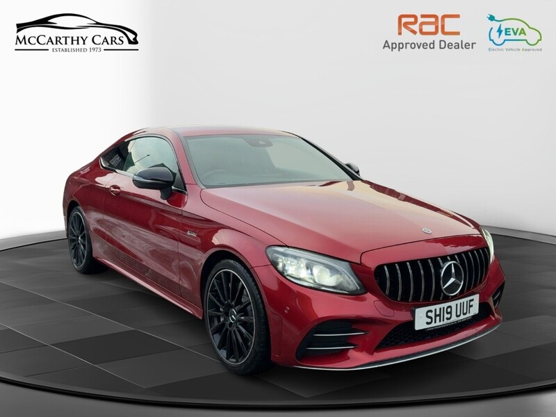 Mercedes-Benz C43 V6 AMG 3.0 COUPE 2DR PETROL G-TRONIC+ 4MATIC AUTO HEATED SEATS SAT NAV BLUETOOTH DAB STEREO APPLE CARPLAY REAR CAMERA PARKING AIDS 39000 MILES SH 72-74 Mitcham Road