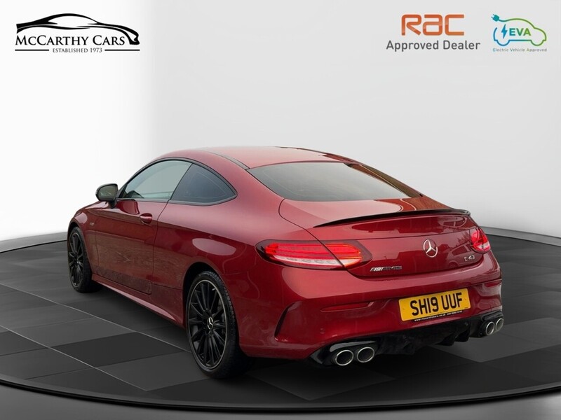 Mercedes-Benz C43 V6 AMG 3.0 COUPE 2DR PETROL G-TRONIC+ 4MATIC AUTO HEATED SEATS SAT NAV BLUETOOTH DAB STEREO APPLE CARPLAY REAR CAMERA PARKING AIDS 39000 MILES SH 72-74 Mitcham Road