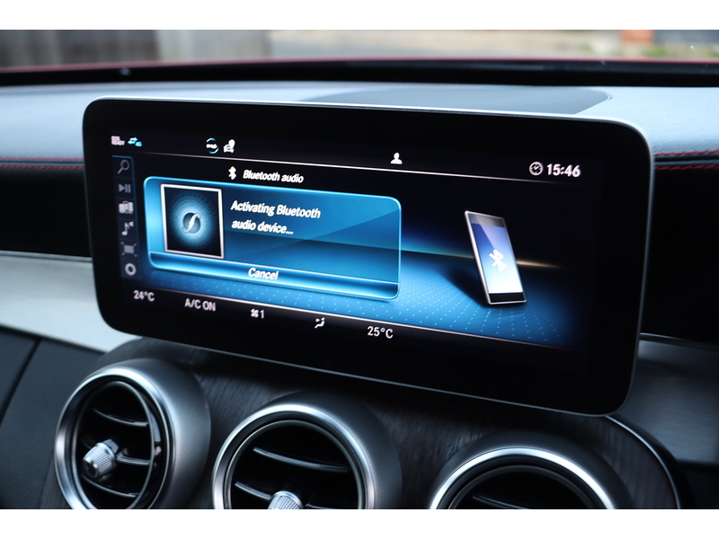 Mercedes-Benz C43 V6 AMG 3.0 COUPE 2DR PETROL G-TRONIC+ 4MATIC AUTO HEATED SEATS SAT NAV BLUETOOTH DAB STEREO APPLE CARPLAY REAR CAMERA PARKING AIDS 39000 MILES SH 72-74 Mitcham Road