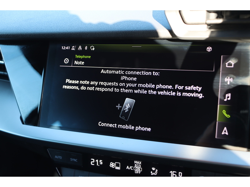 Audi 1.0 TFSI 30 SPORT SPORTBACK 5DR PETROL MANUAL SAT NAV BLUETOOTH DAB STEREO APPLE CARPLAY PARKING AIDS JUST 1 OWNER ONLY 54000 MILES FSH NO ULEZ CHARGE 72-74 Mitcham Road