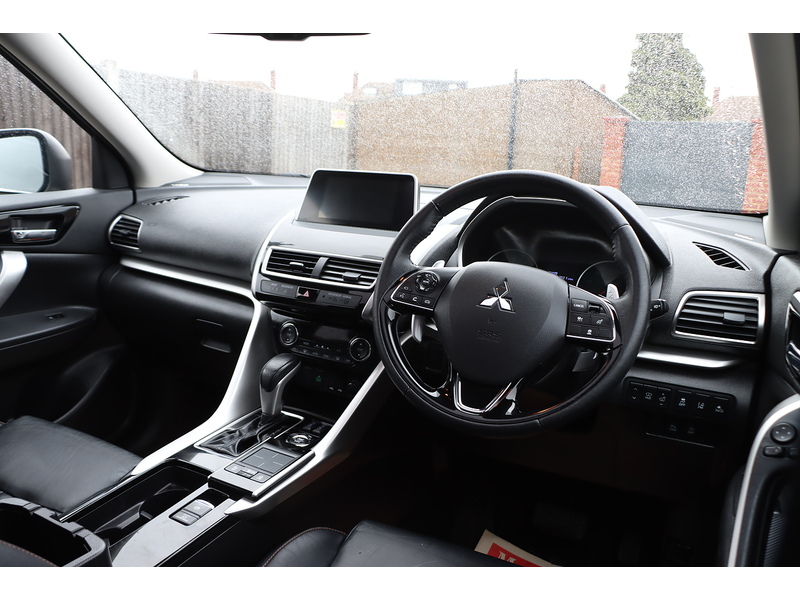 Mitsubishi 1.5T BLACK SUV 5DR PETROL CVT 4WD AUTO SUNROOF HEATED SEATS SAT NAV BLUETOOTH DAB STEREO APPLE CARPLAY REAR & 360 CAMERA PARKING AIDS 38000 MILES FSH 72-74 Mitcham Road