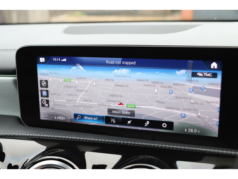 Mercedes-Benz CLA220 2.0 AMG LINE (PREMIUM) SHOOTING BRAKE 5DR PETROL 7G-DCT AUTO HEATED SEATS SAT NAV BLUETOOTH APPLE CARPLAY REAR CAM PARKING AIDS 67000 MILES SH 72-74 Mitcham Road